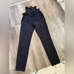 Motherhood Maternity Black Dress Pants Full Panel Slim Fit Size S